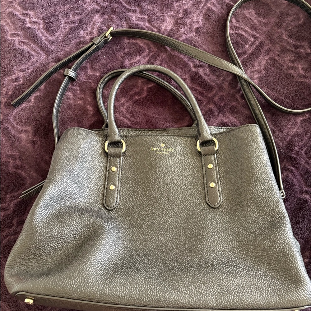 Kate Spade Black Leather Satchel